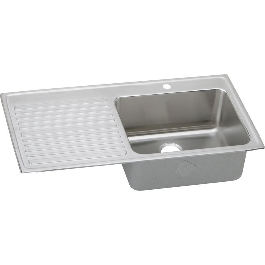 Stainless Steel Sink With Drainboard - VisualHunt