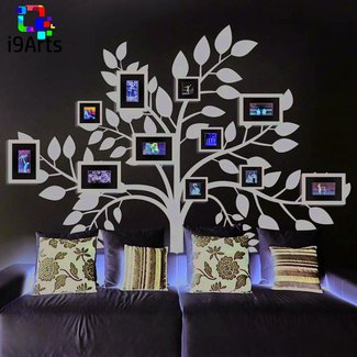 family photos tree wall sticker by sirface graphics ...