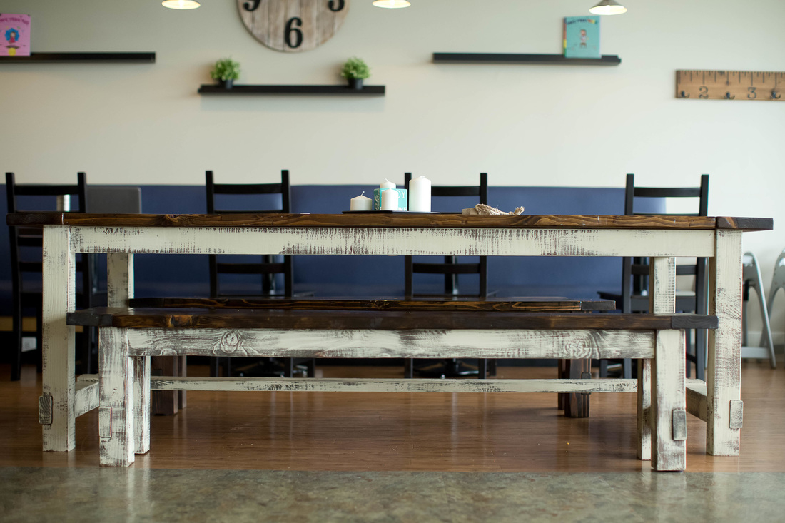 Farmhouse Tables - Moozie's Play Cafe - Birthdays, Classes ...