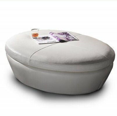 Filander Leather Cocktail Ottoman