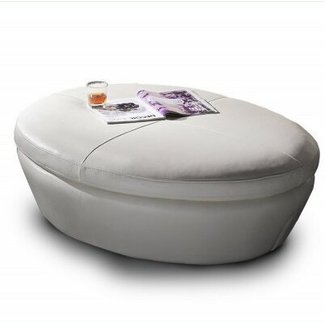 Filander Leather Cocktail Ottoman