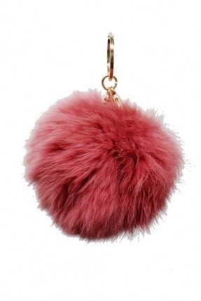 Fur Pom-Pom Key Chain