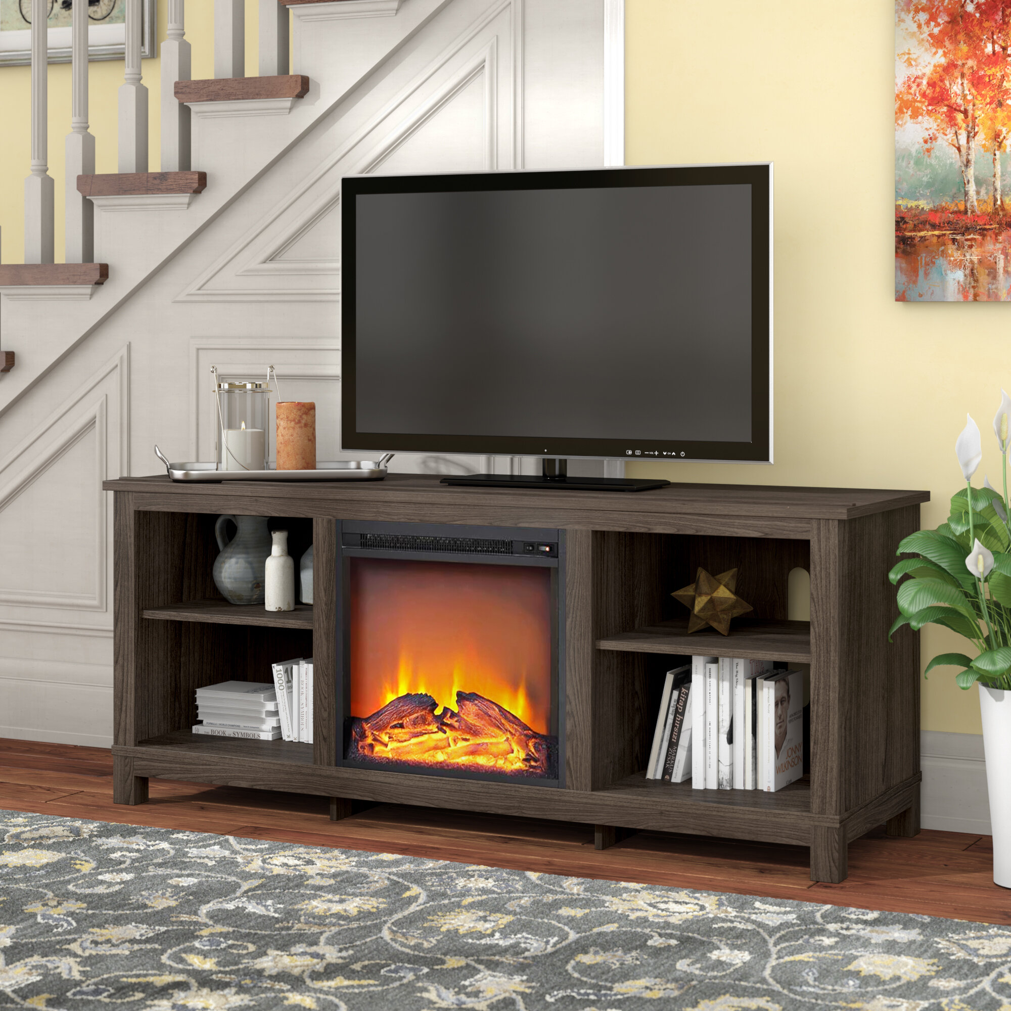 Gaither TV Stand for TVs up to 60" with Fireplace