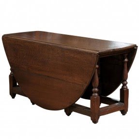 Gate Leg Drop-Leaf Coffee Table at 1stdibs