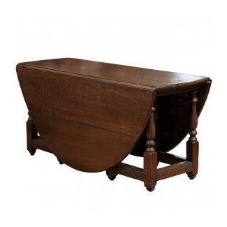 Gate Leg Drop-Leaf Coffee Table at 1stdibs