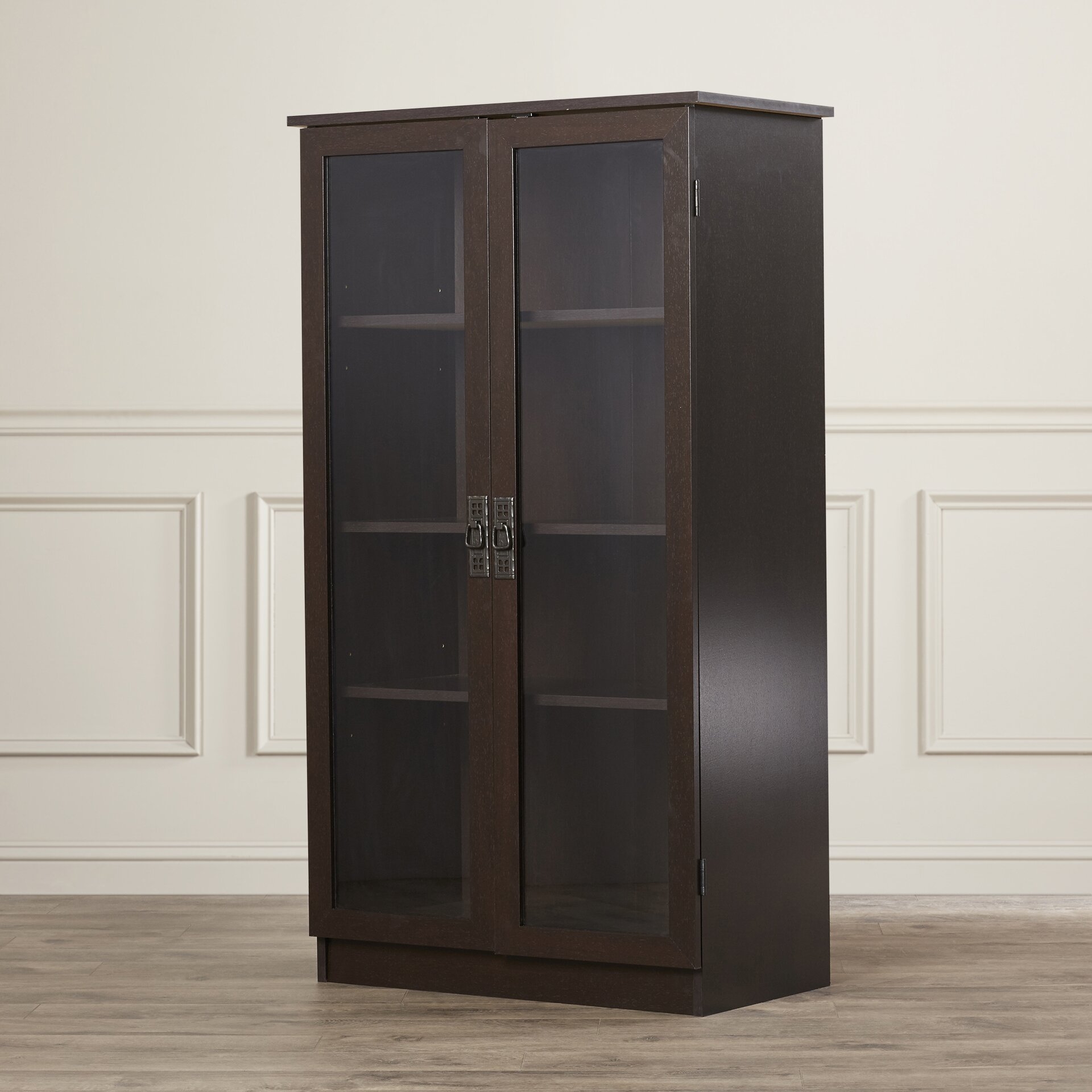 Bookcase With Glass Doors Visualhunt, Wayfair White Bookcase With Glass Doors