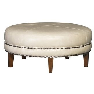 Gearld Leather Cockail Ottoman