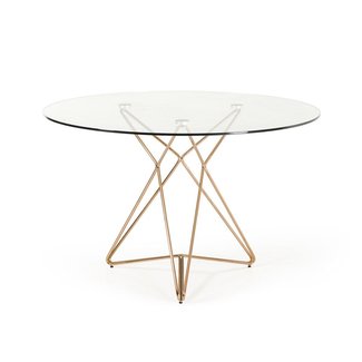 Glass Circle Dining Table Sl Interior Design Glass Round ...