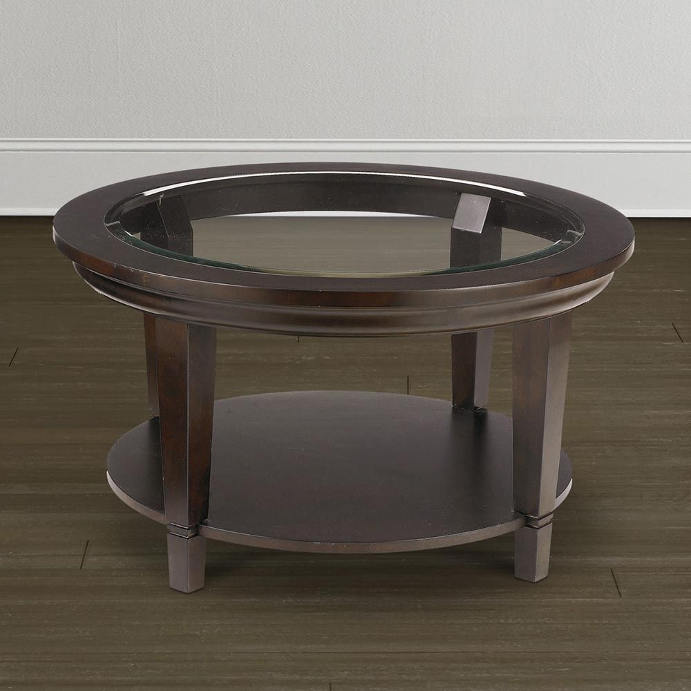 Glass Top Circle Coffee Table | Coffee Table Design Ideas