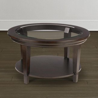 Glass Top Circle Coffee Table | Coffee Table Design Ideas