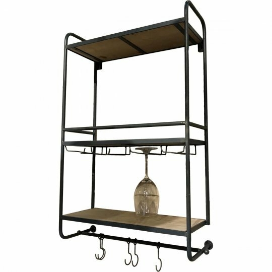 Goudy Wall Mounted Wine Glass Rack