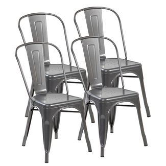 Grady Stacking Patio Dining Chair (Set of 4)