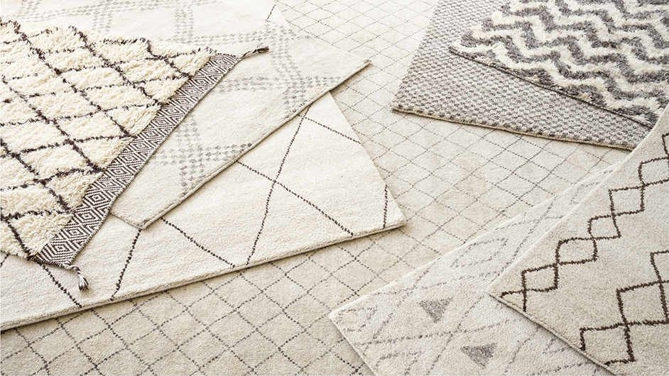 Grey Geometric Rugs & Geometric Area Rugs by Dash &