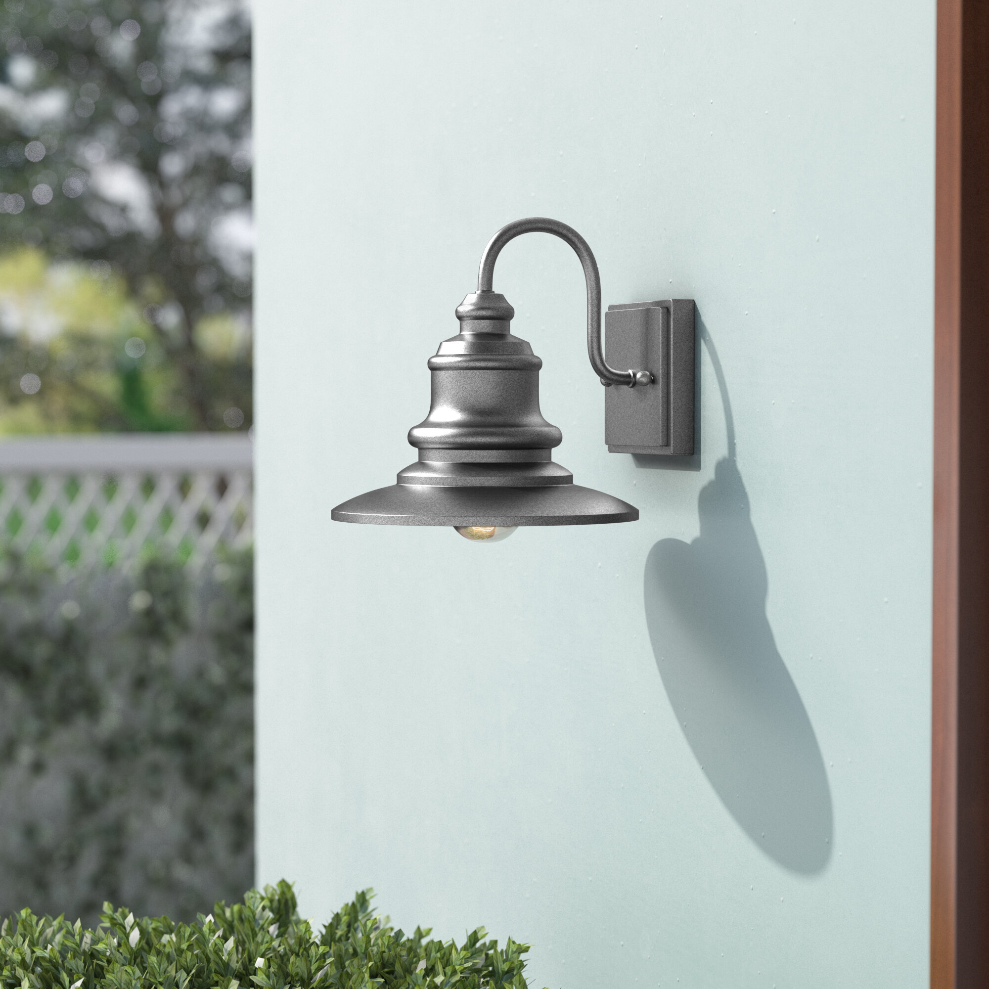Griffin 1-Light Outdoor Metal Barn Light