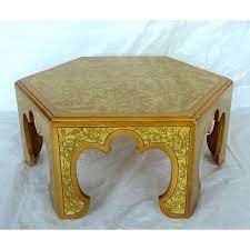 Hand Decorated Moroccan Coffee Table At 1stdibs Round ...