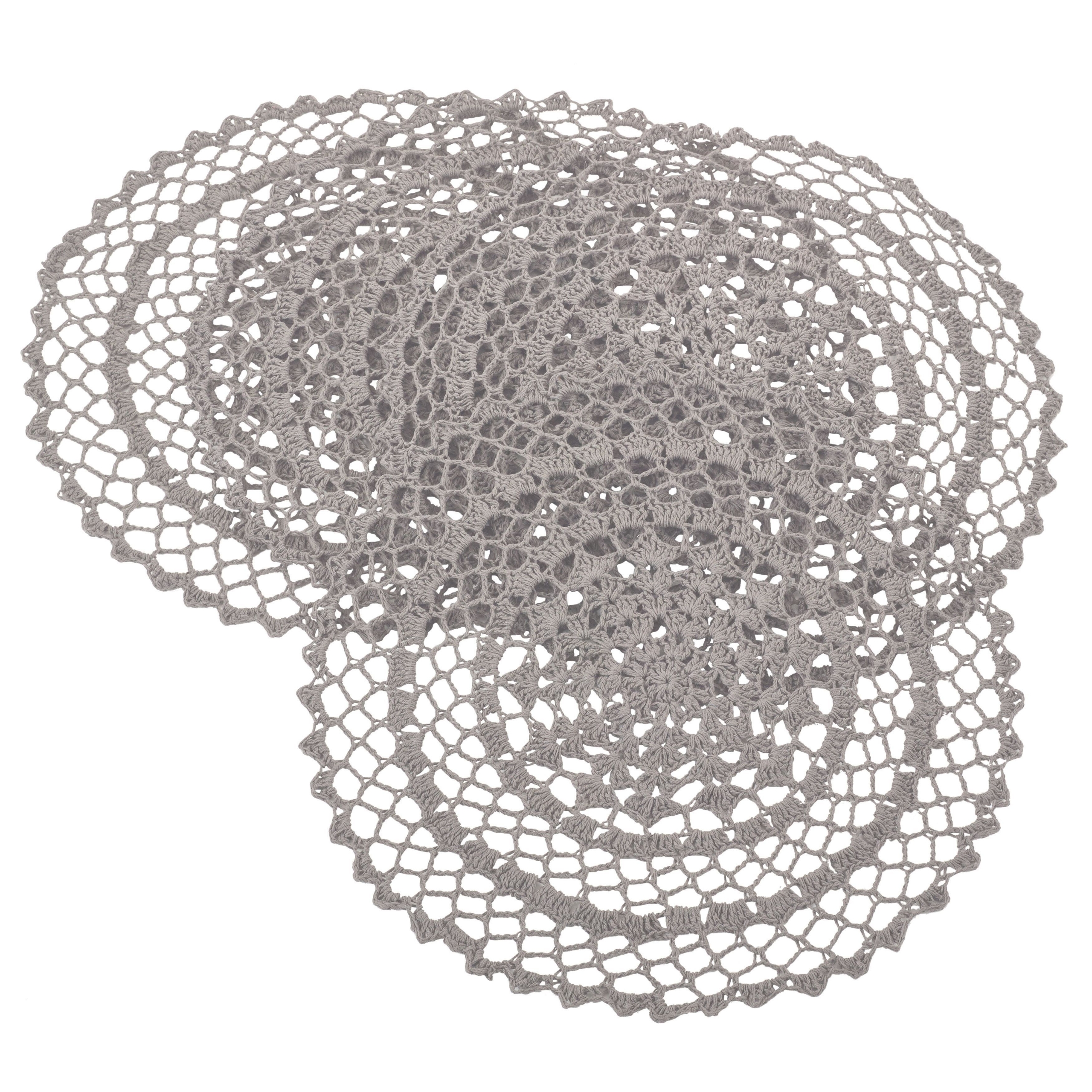 Hanlin Antique Crochet 15" Placemat (Set of 4)