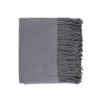 Hardy Classic Cashmere Silk Throw Blanket - Charcoal Grey ...