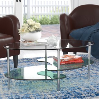 Two Tier Glass Coffee Table - VisualHunt
