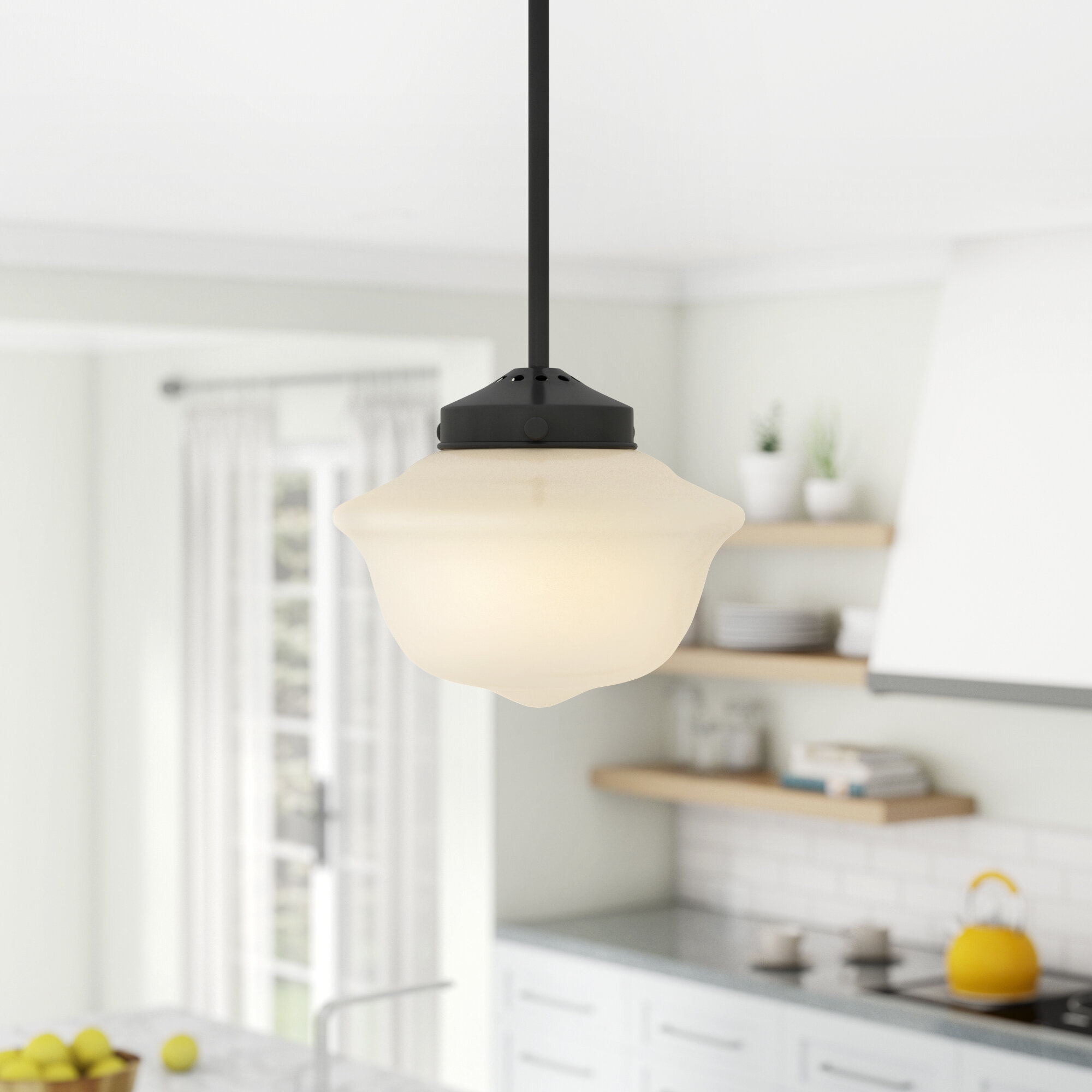 Hildred 1-Light Schoolhouse Pendant