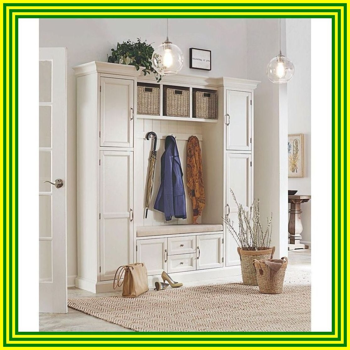 Home Decorators Collection Royce Polar White Hall Tree ...