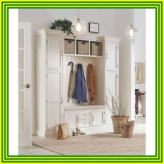 Home Decorators Collection Royce Polar White Hall Tree ...