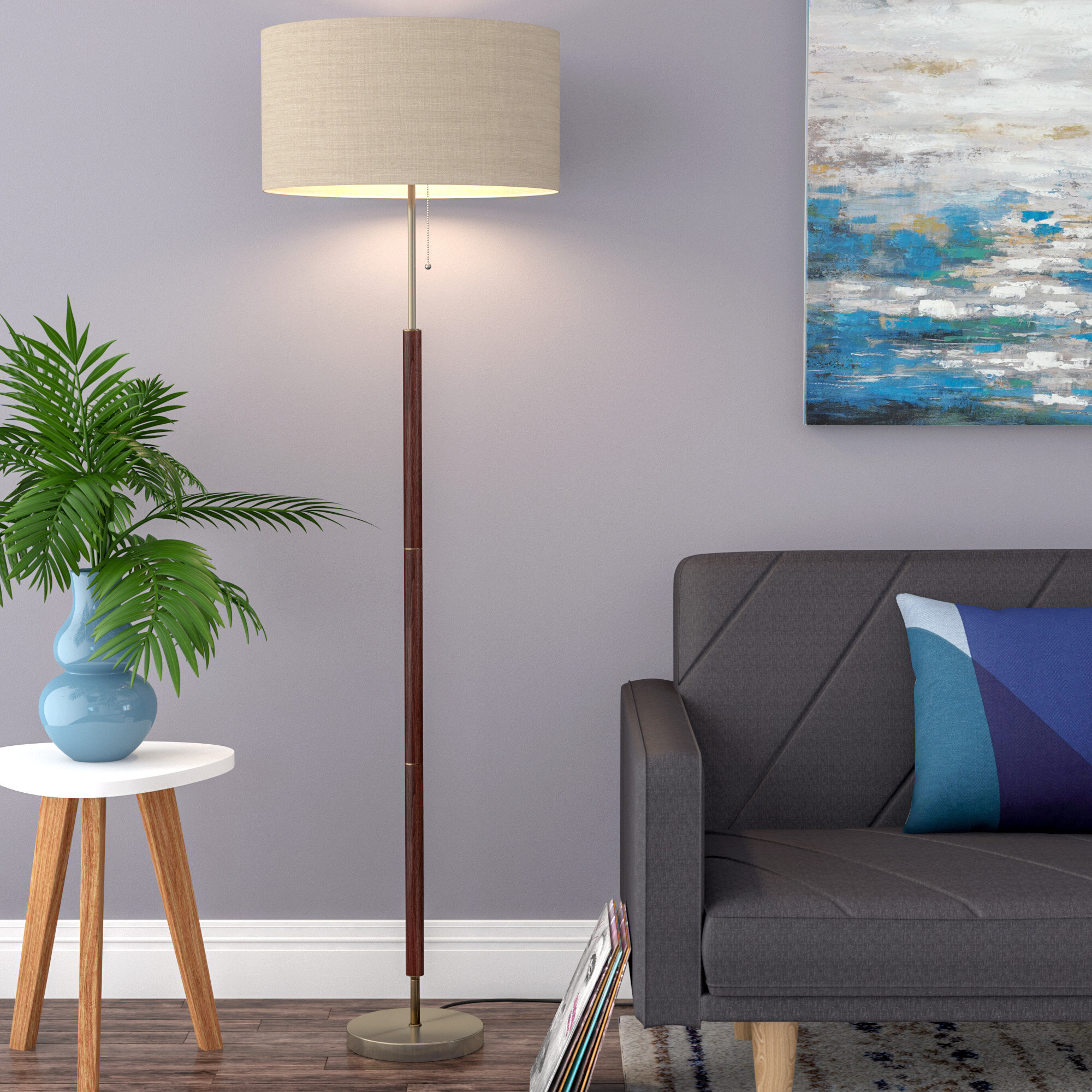 Hyannis 65.5" Traditional Floor Lamp