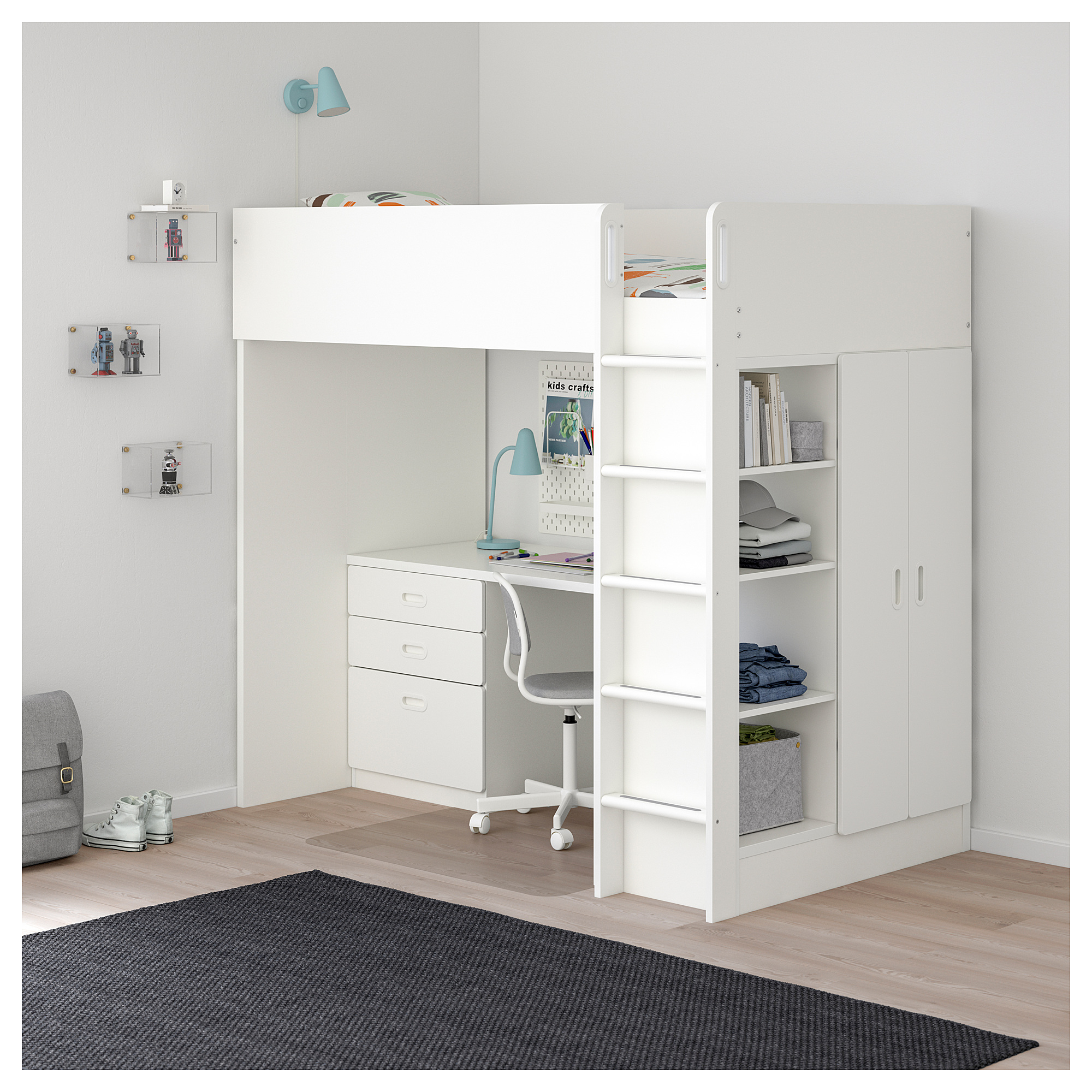 Ikea Loft Beds To Or Not In, Bunk Bed Desk Under Ikea