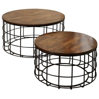 Ines 2 Piece Coffee Table Set