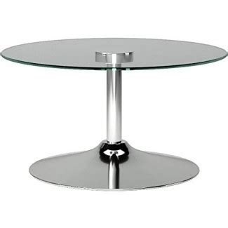 INSPIRE Q Lorin Cool Round Glass Coffee Table - Cocktail Table - Modern LED Accent Table
