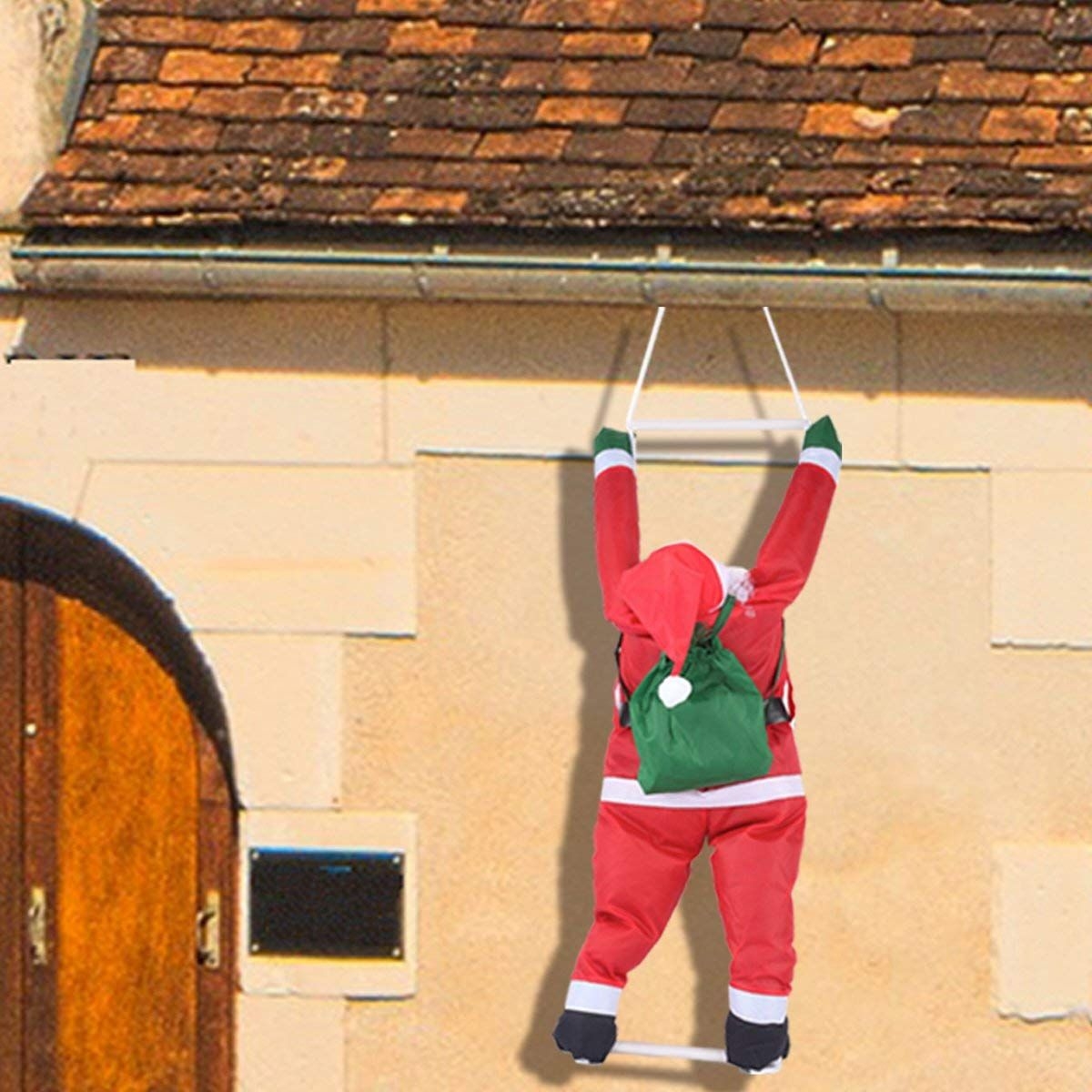 Joiedomi 35 Inch Climbing Hanging Santa Claus for Christmas Decoration