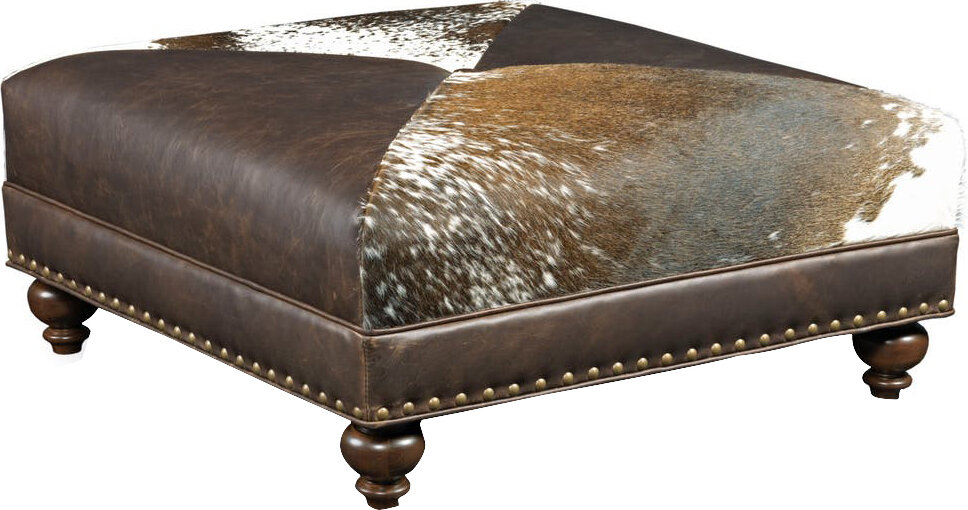 Juno Cocktail Leather Ottoman