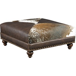 Juno Cocktail Leather Ottoman