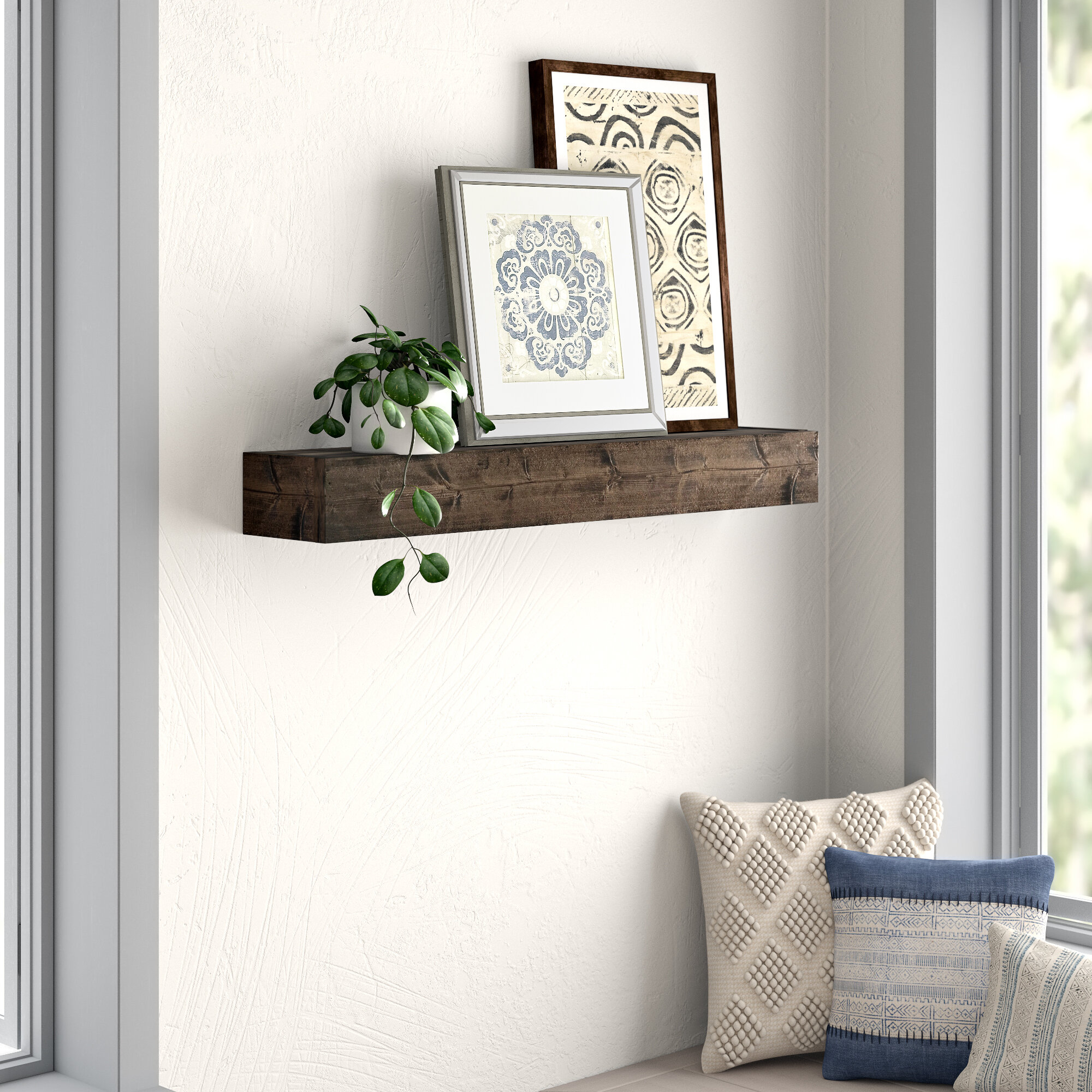 Reclaimed Wood Floating Shelves - VisualHunt