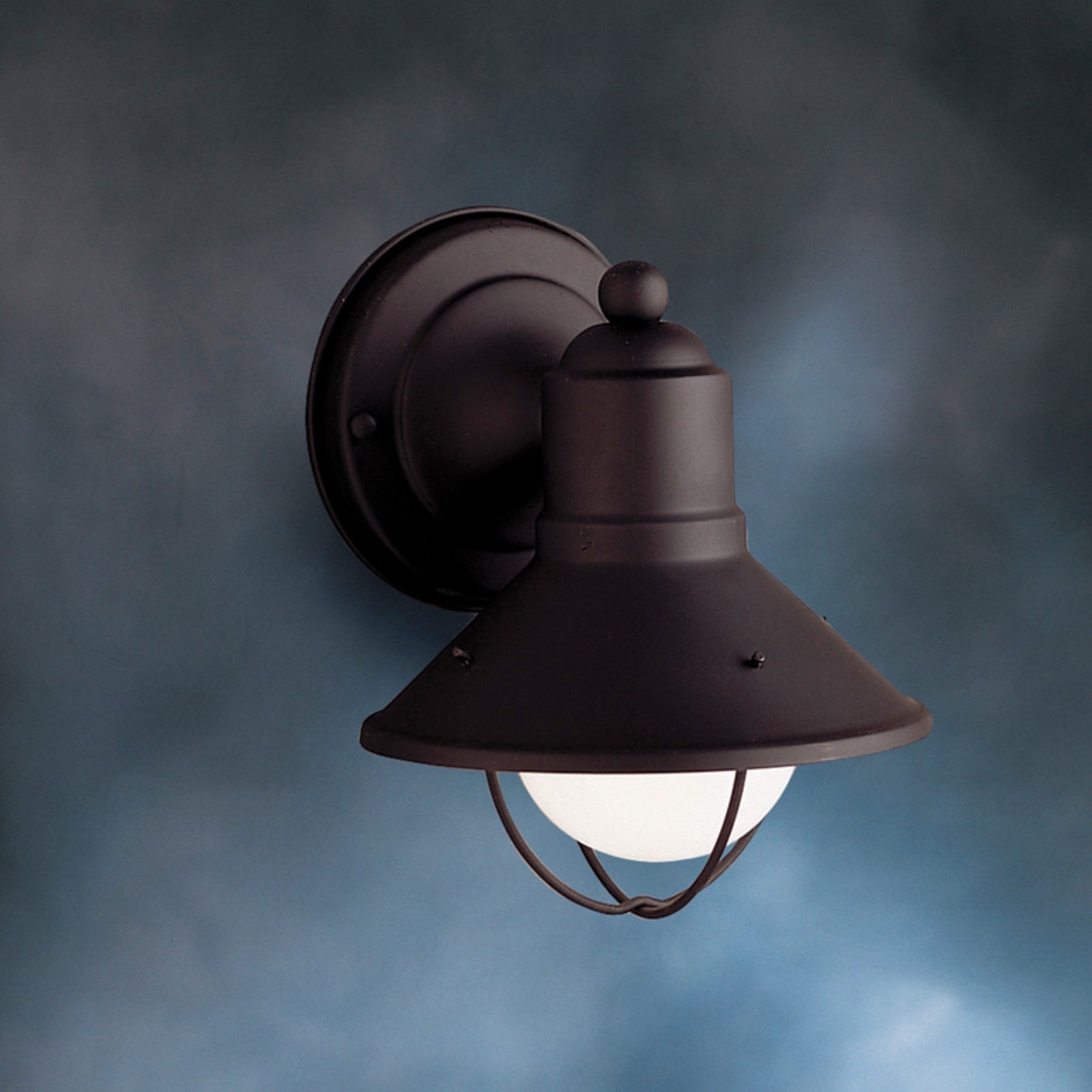 Kichler 9023OZ, Seaside Aluminum Outdoor Wall Sconce Lighting, 60 Total Watts, Olde Bronze