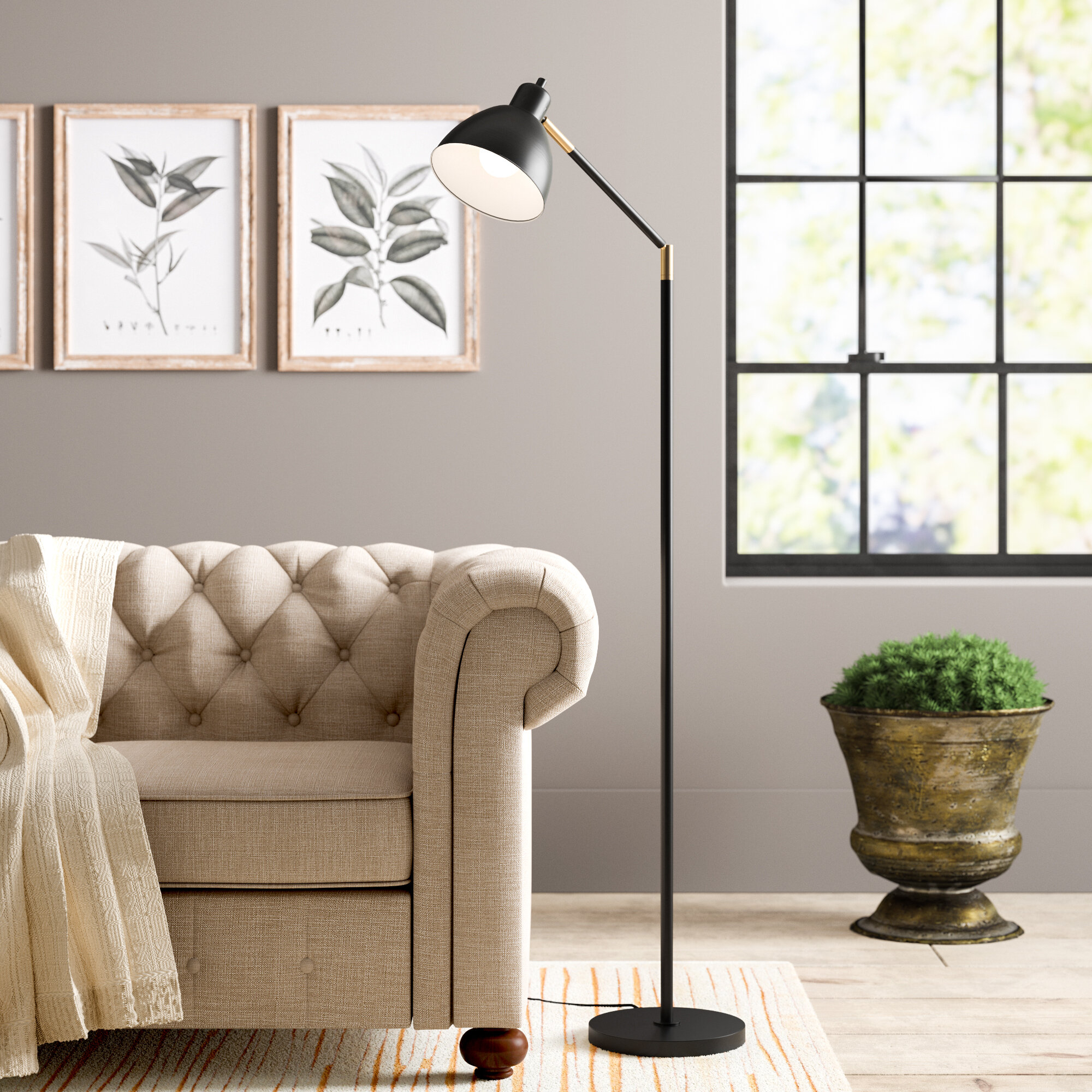 Kress 54.5" Task Floor Lamp