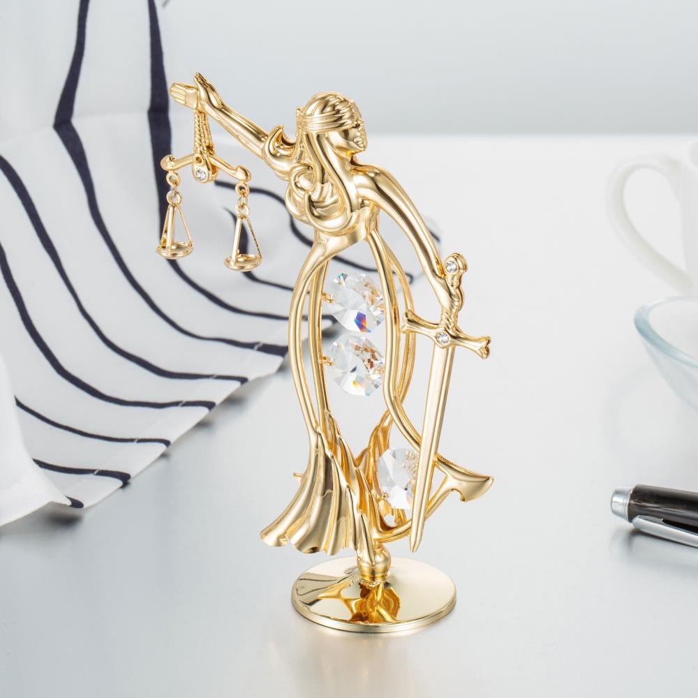 Lady of Justice Holiday Shaped Ornament
