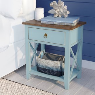 Blue Nightstand You Ll Love In 2021 Visualhunt