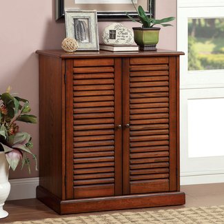 LaPlace Louvre 20 Pair Shoe Storage Cabinet