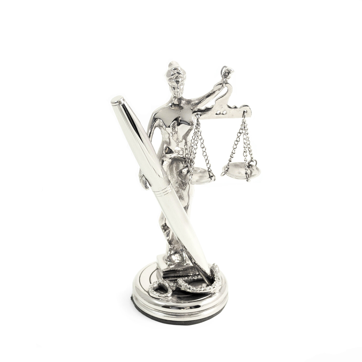 Laverty Lady Justice Pen Holder