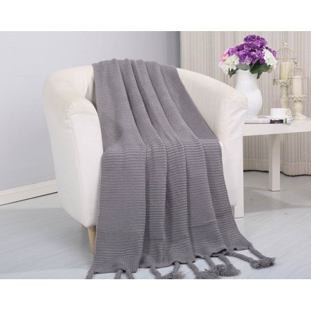 Lederer Woven Vintage Knitted Throw Blanket