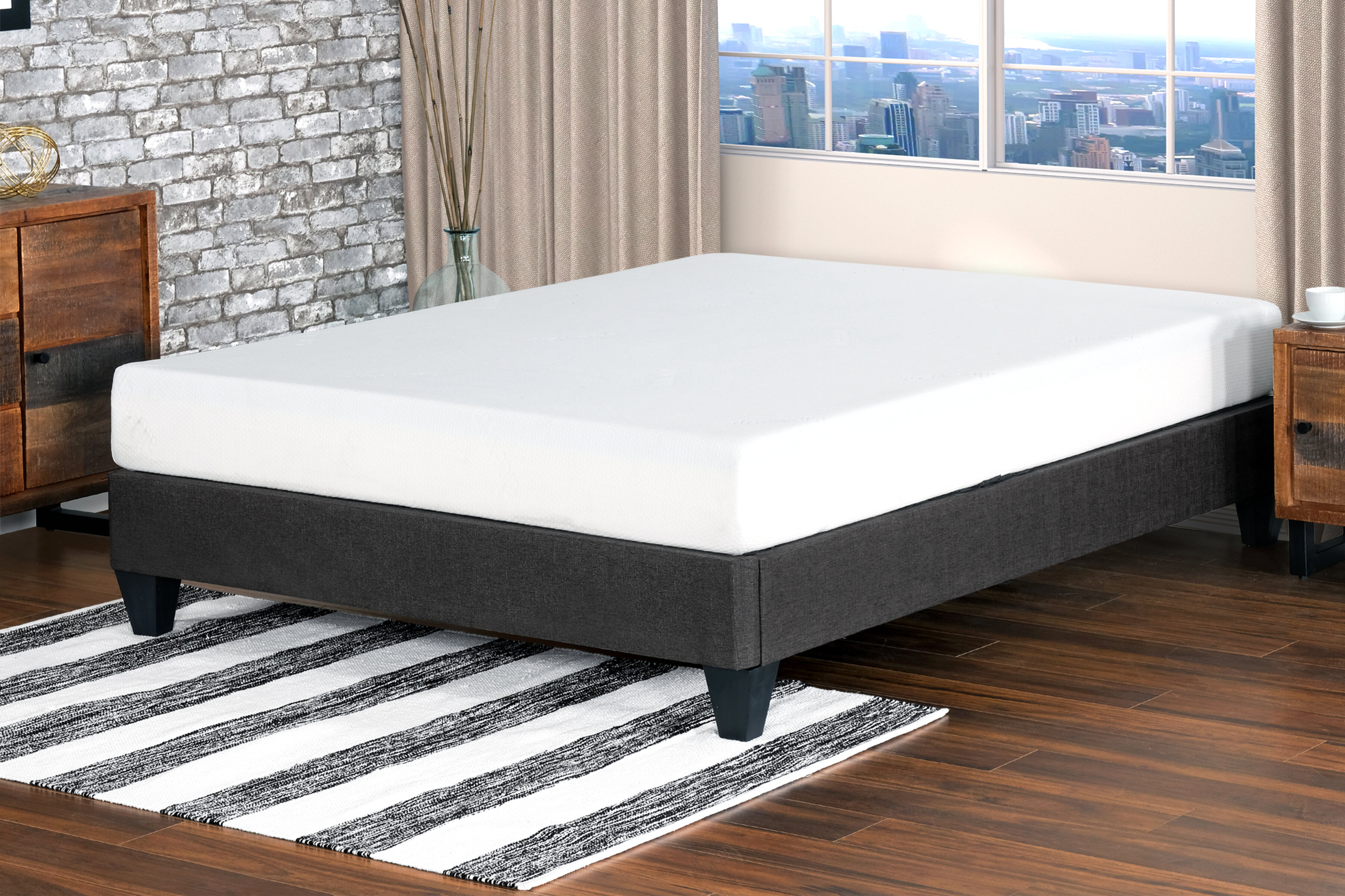 Livinia Upholstered Platform Bed