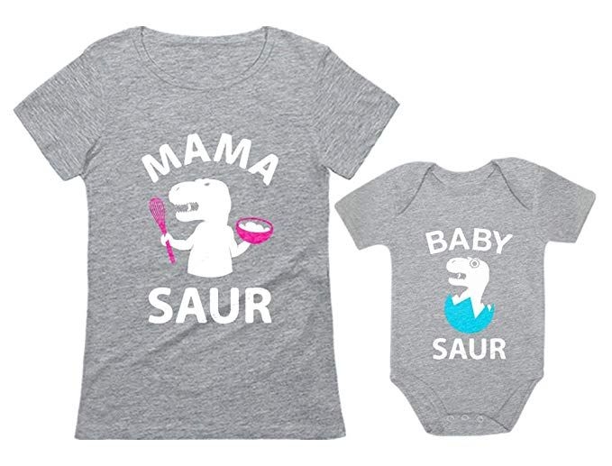 mom and baby clothes set