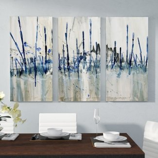 'Marshes Edge' Multi-Piece Image on Wrapped Canvas