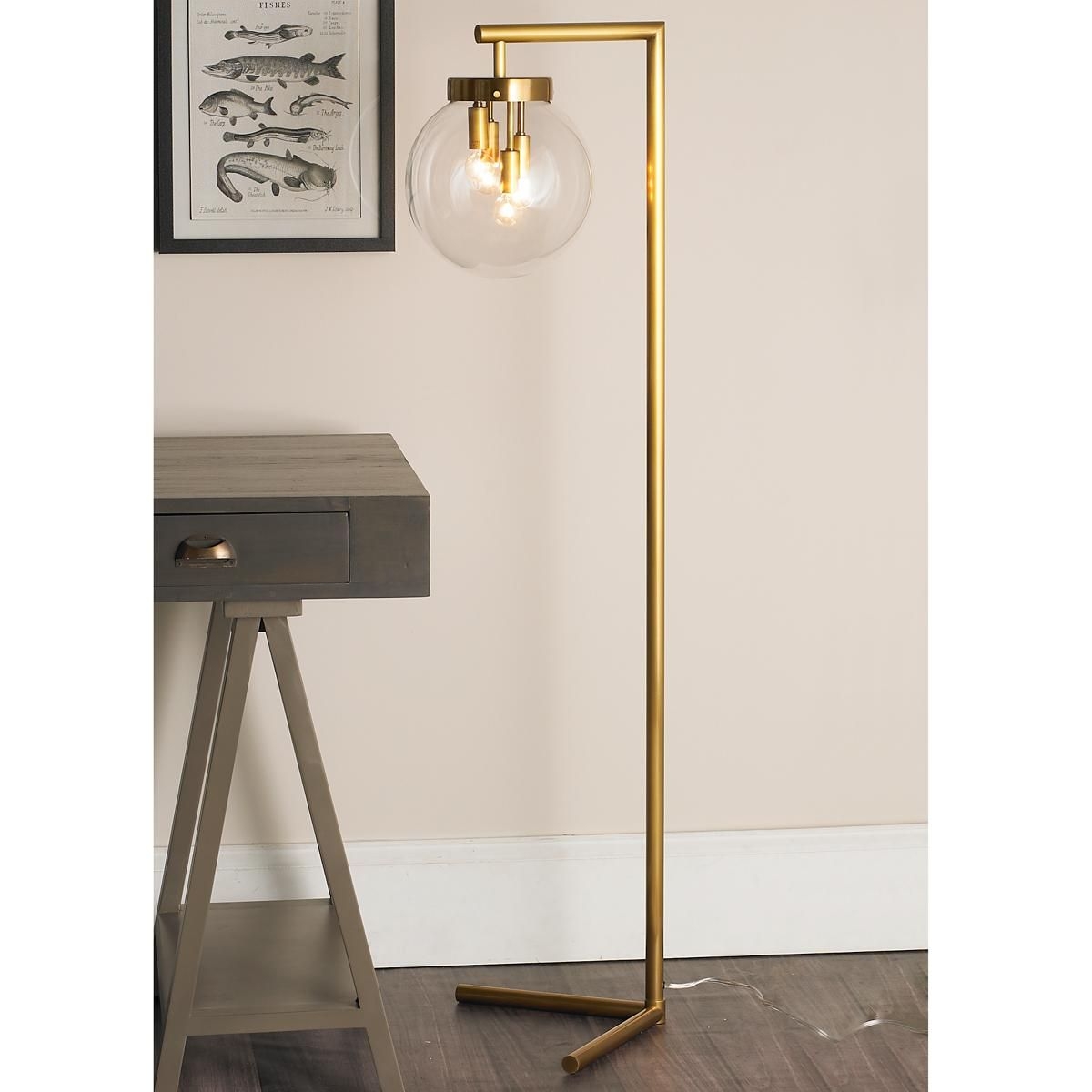 Mid-Century Globe Floor Lamp - Shades of Light