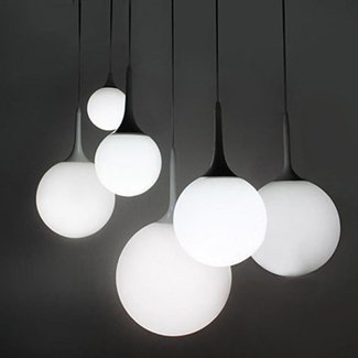 Milk Globe Glass Shade Pendant Lights Lampada Led Lamp for Bar Restaurant Dining Room Decorative Hanging Pendant Lamp Fixtures