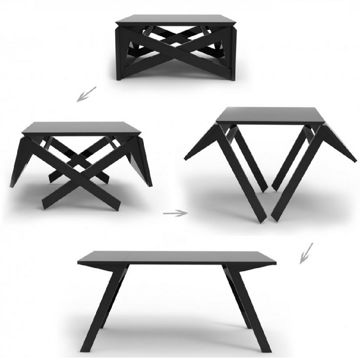 MK1 Transforming Coffee + Dining Table