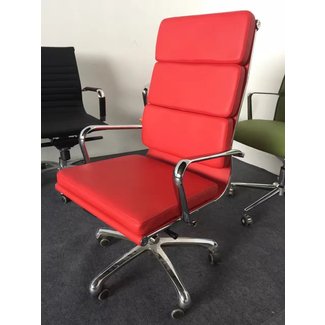 Modern red eames office chair/reclining red office chair ...