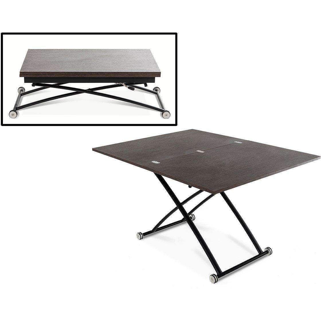 Modern Transforming Wenge Coffee Table Gravity