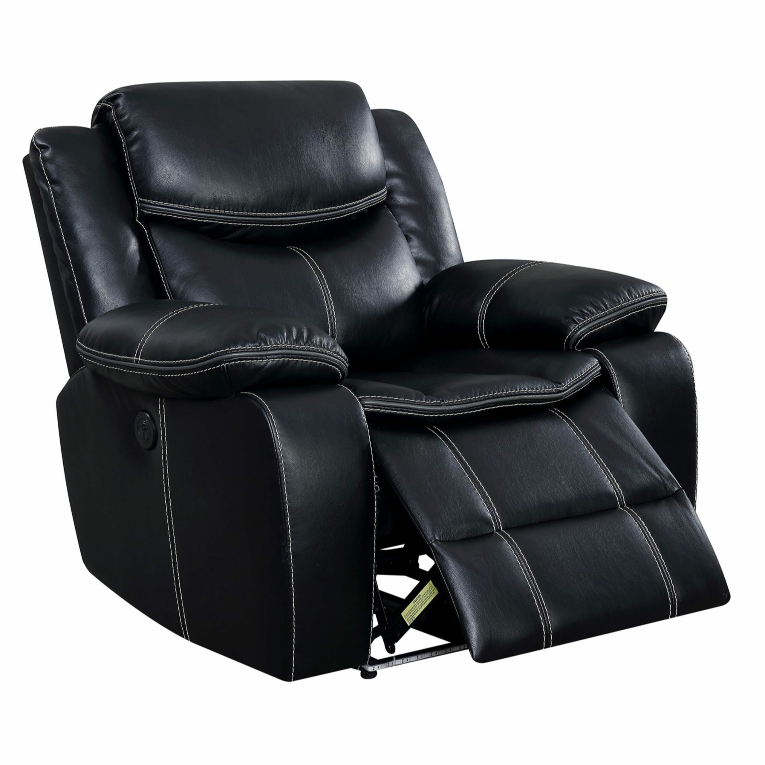Moundville Holders and Storage Leather Power Recliner