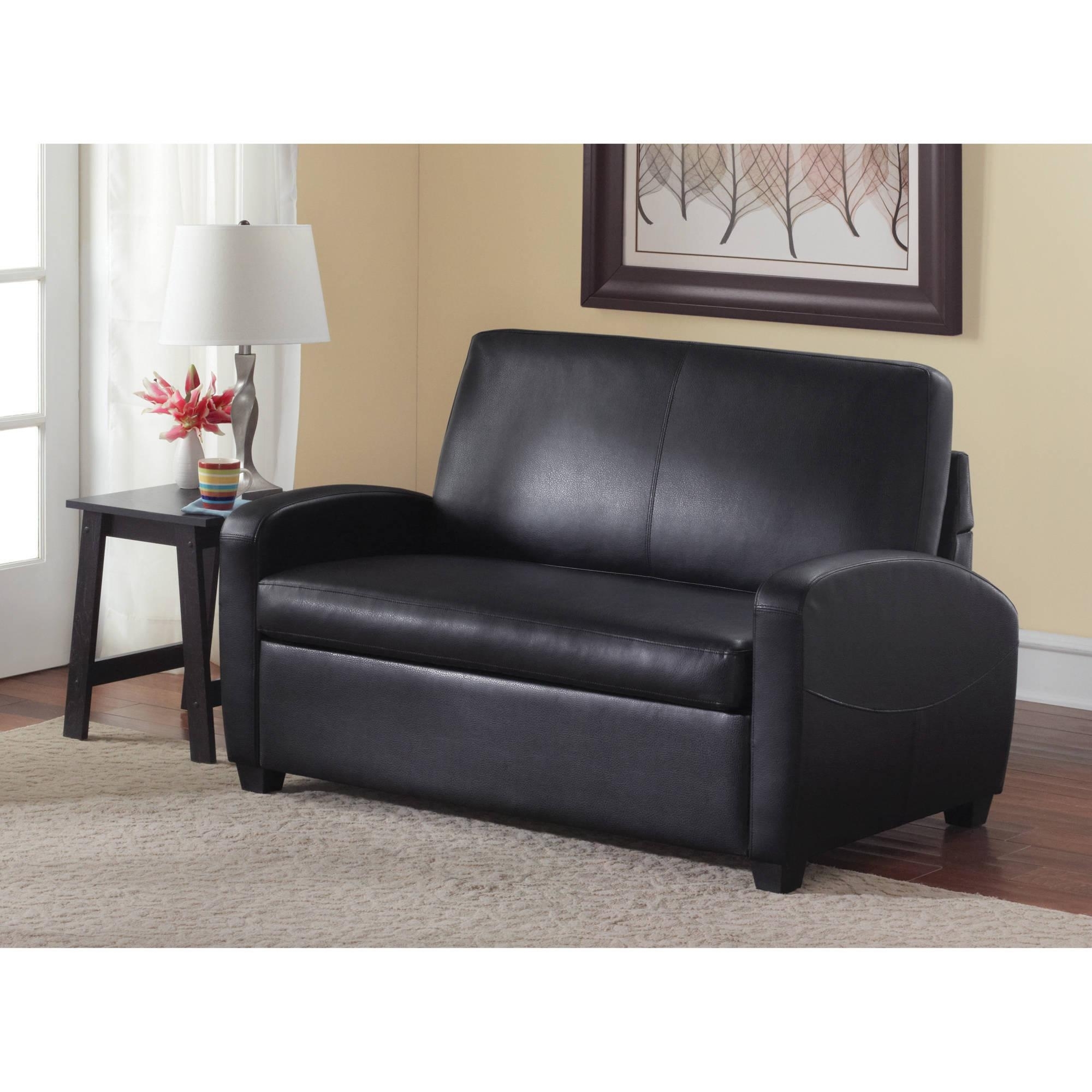 Leather Loveseat Sleepers Visualhunt, Leather Pull Out Bed